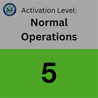 Activation Level 5
Normal Operations 
